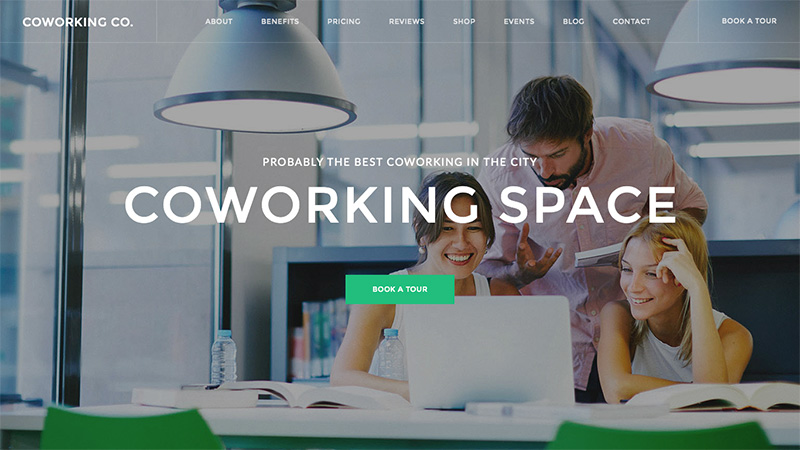 Coworking Co. – One-Page Demo