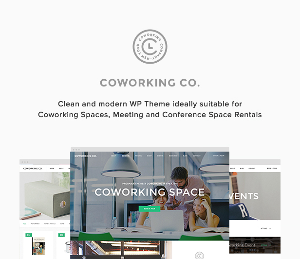 Coworking Co. - Tema de WordPress Creative Space - 3