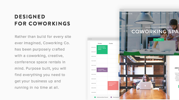 Coworking Co. - Tema de WordPress Espacio creativo - 6